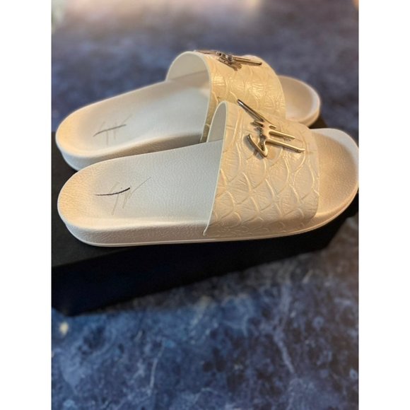 Giuseppe Zanotti Men's White Leather Koi - Picture 4 of 9